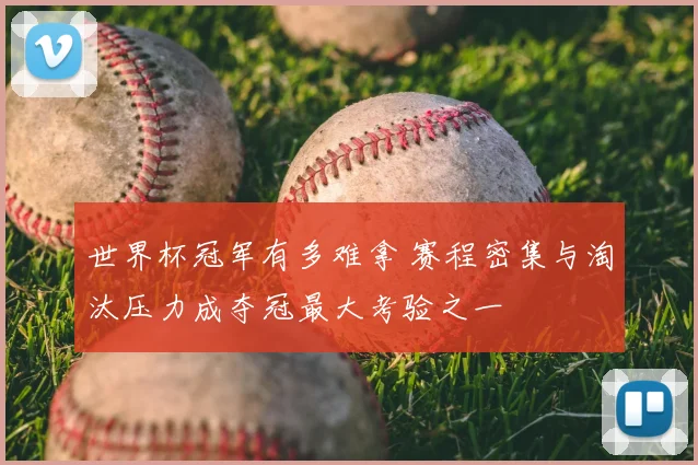 世界杯冠军有多难拿 赛程密集与淘汰压力成夺冠最大考验之一