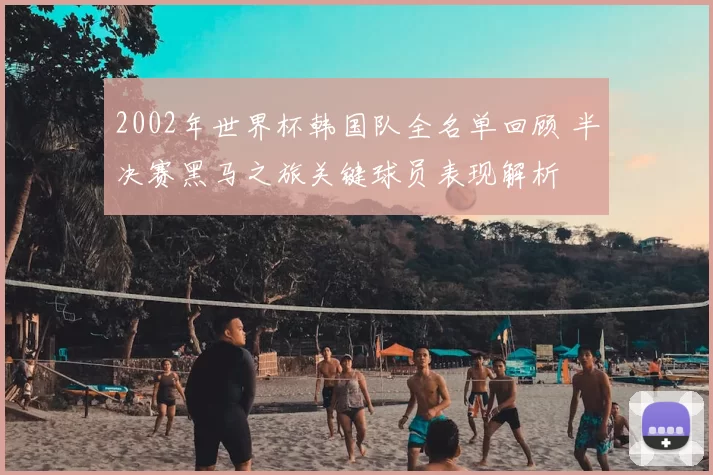2002年世界杯韩国队全名单回顾 半决赛黑马之旅关键球员表现解析